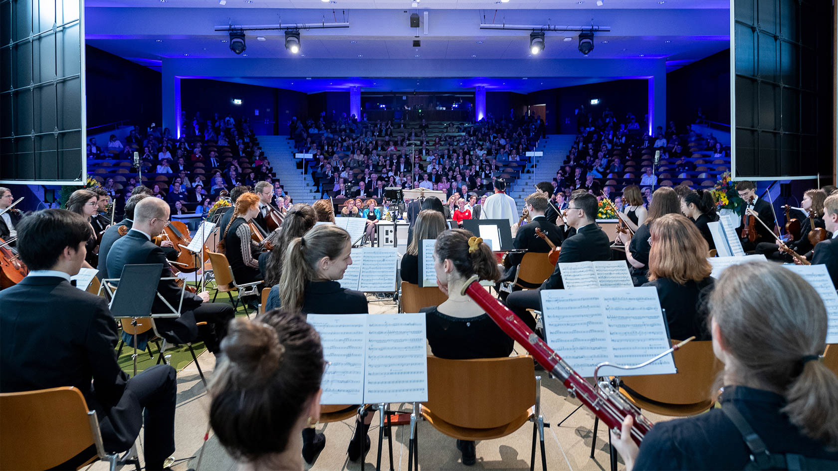 Musiker:innen des Akademischen Orchesters