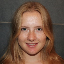 Portrait of the former school student Aline