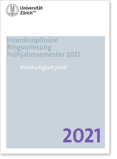 Ringvorlesung "Sustainability Now!" (Cover Flyer)