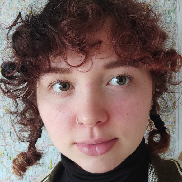 Portrait of the former school student Marie