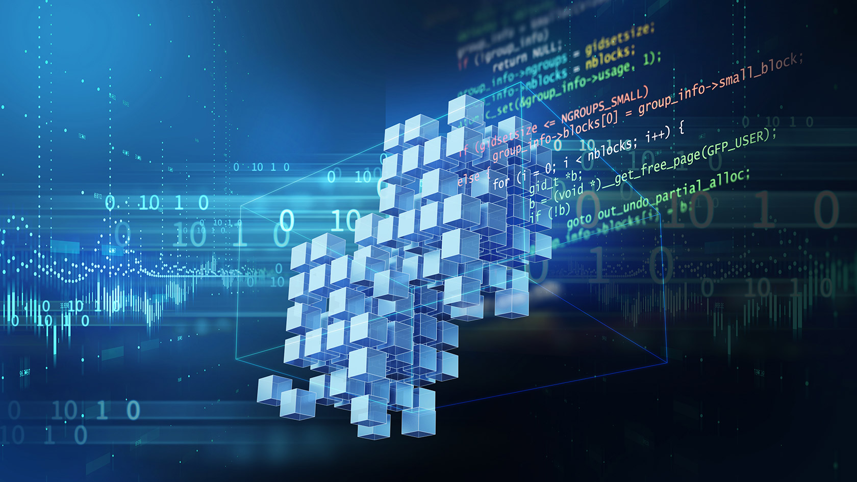 Visualization blockchains