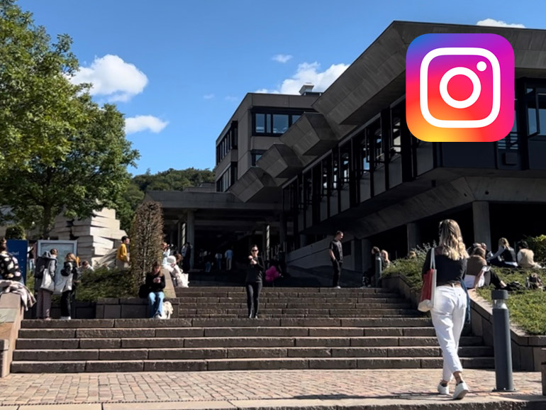 Irchel Campus an einem sonnigen Tag