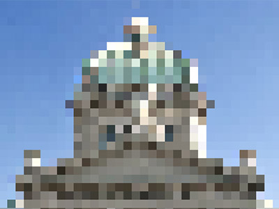 Verpixeltes Bundeshaus