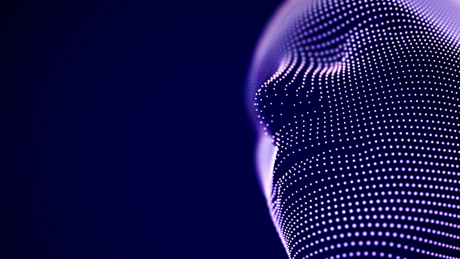 Abstract visualization of artificial intelligence