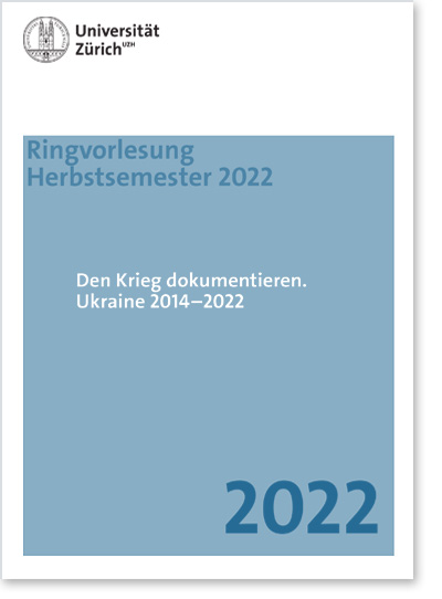 RV "Den Krieg dokumentieren" (Cover Flyer)
