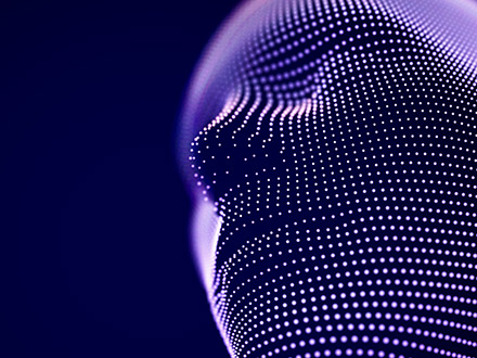 Abstract visualization of artificial intelligence