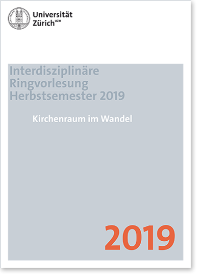 Ringvorlesung «Kirchenraum im Wandel» (Cover Flyer)