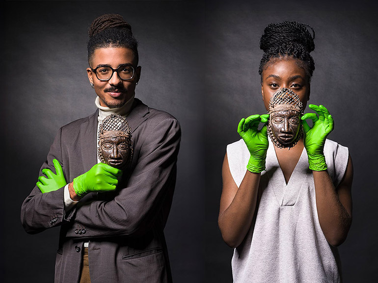 Salim Umar and Andra Omokaro