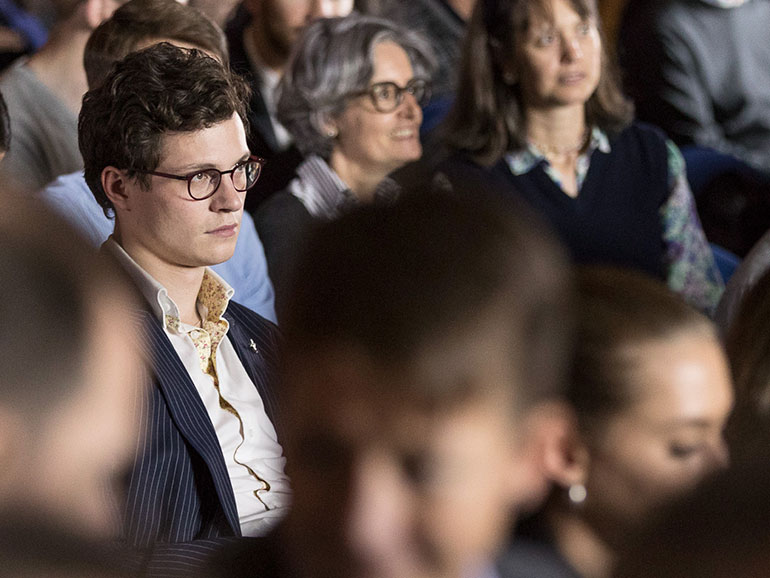 Publikum an einer Veranstaltung des UBS Center for Economics in Society