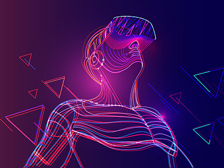 Man with VR camera